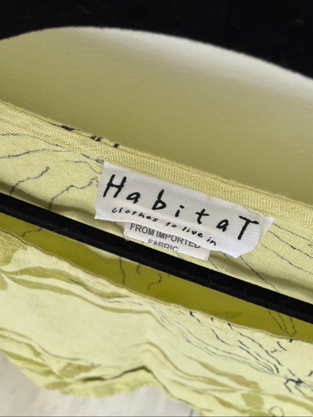 Habitat Light Green Printed top